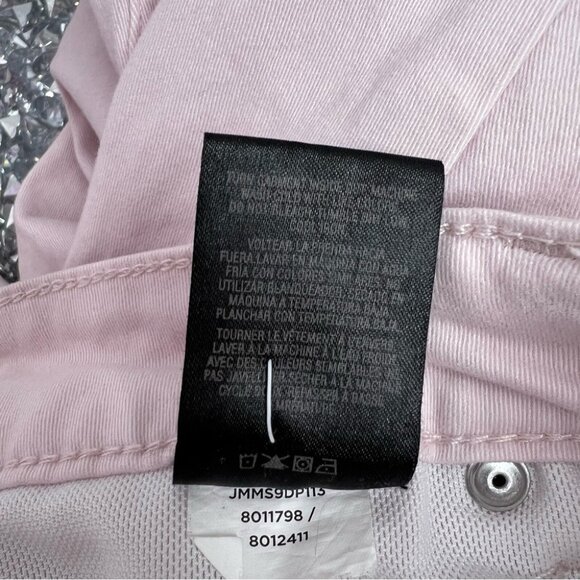 Jones New York jeans Lexington skinny crop Light Pink Straight Leg Jeans - Picture 9 of 11